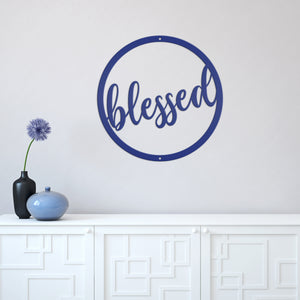 blessed sign wall decor