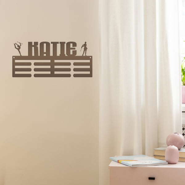 Baton Twirler Medal Holder, Majorette Gift Idea, Award Hanger for Competition Medals, Conducting Awards Rack