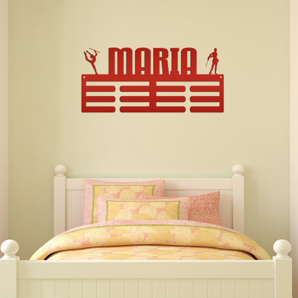 Baton Twirler Medal Holder, Majorette Gift Idea, Award Hanger for Competition Medals, Conducting Awards Rack
