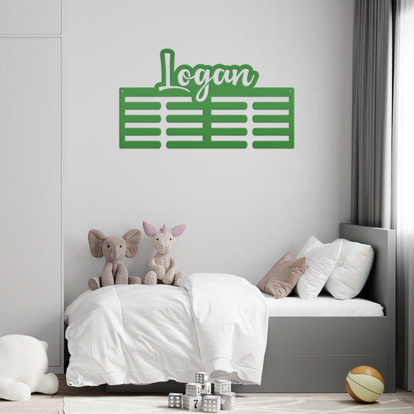 Medal Award Hanging Rack - Finally a stylish way to display all of those achievements! Makes a unique Birthday Gift!
