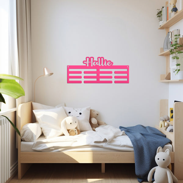 Medal Award Hanging Rack - Finally a stylish way to display all of those achievements! Makes a unique Birthday Gift!