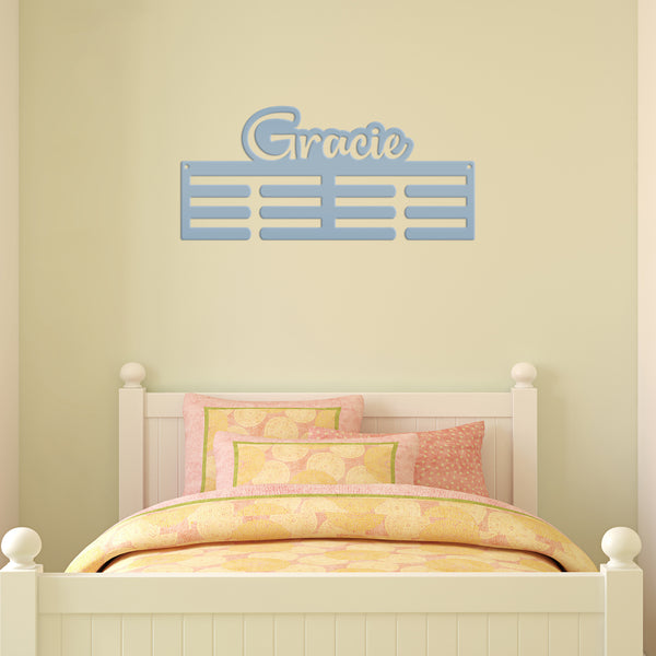 Medal Award Hanging Rack - Finally a stylish way to display all of those achievements! Makes a unique Birthday Gift!