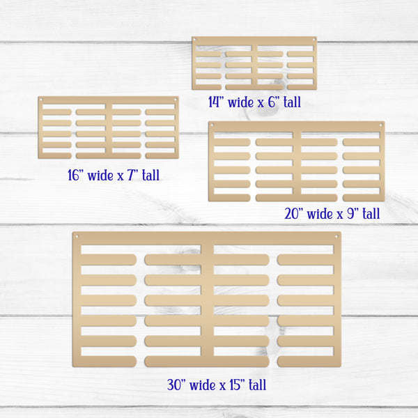 Medal Holder, Custom Name Wall Decor, Personalized Award Display, Boys and Girls Sports Memorabilia, Unique Team Gift Idea
