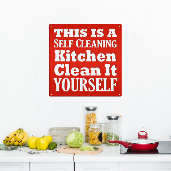 funny kitchen sign decor 