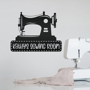 sewing room personalized sign