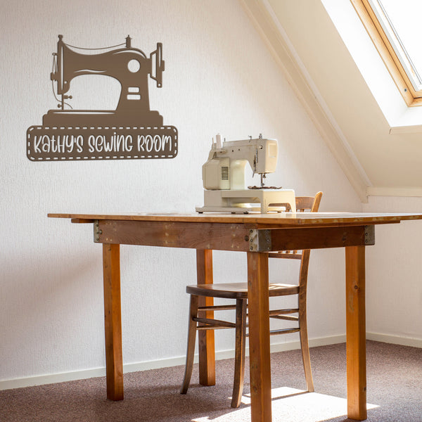 sewing room personalized sign