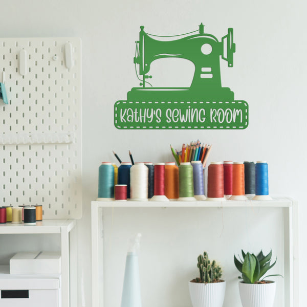 sewing room personalized sign