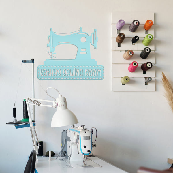 sewing room personalized sign