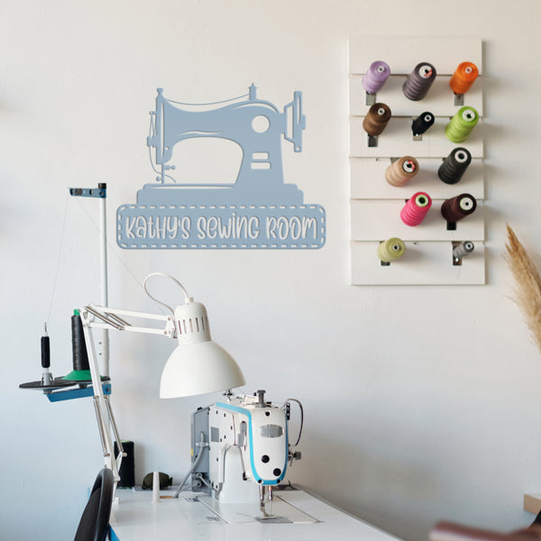 Sewing Room Custom Sign-Personalized Business Vintage Sewing Signs-Sewing Room Wall Decor