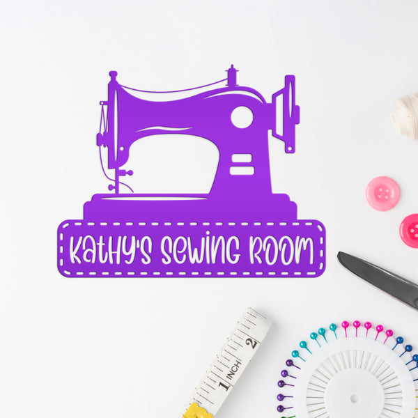 sewing room personalized sign