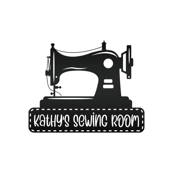 sewing room personalized sign