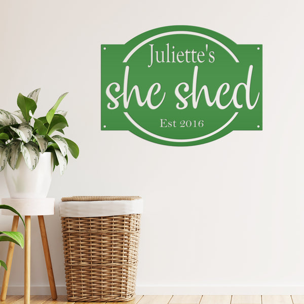 Personalized She Shed Sign, Woman Cave Sign & Wall Decor, She Shed Wall Art, Woman Cave Wall Decor & Wall Art, Woman Shed , Woman Cave Decor