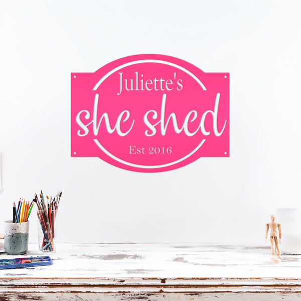 Personalized She Shed Sign, Woman Cave Sign & Wall Decor, She Shed Wall Art, Woman Cave Wall Decor & Wall Art, Woman Shed , Woman Cave Decor