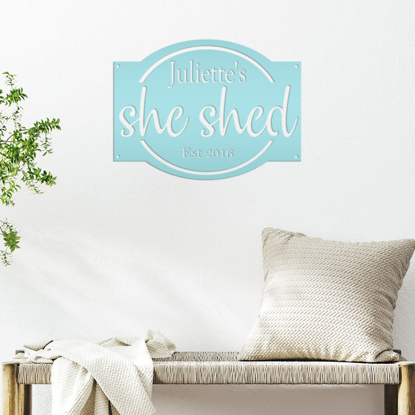 Personalized She Shed Sign, Woman Cave Sign & Wall Decor, She Shed Wall Art, Woman Cave Wall Decor & Wall Art, Woman Shed , Woman Cave Decor