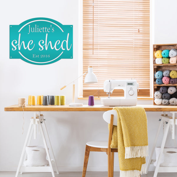 Personalized She Shed Sign, Woman Cave Sign & Wall Decor, She Shed Wall Art, Woman Cave Wall Decor & Wall Art, Woman Shed , Woman Cave Decor