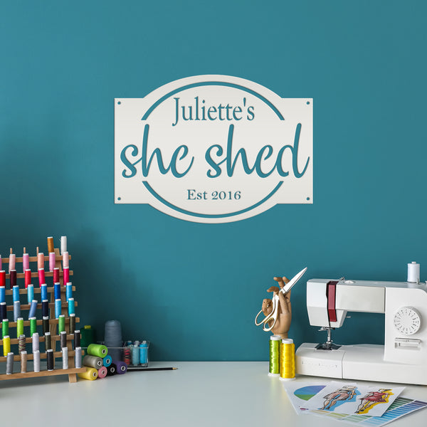 Personalized She Shed Sign, Woman Cave Sign & Wall Decor, She Shed Wall Art, Woman Cave Wall Decor & Wall Art, Woman Shed , Woman Cave Decor