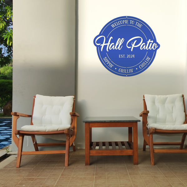 Personalized Patio Sign - Make it Your Own Wording - Business Sign - Wedding Gift - Anniversary Gift