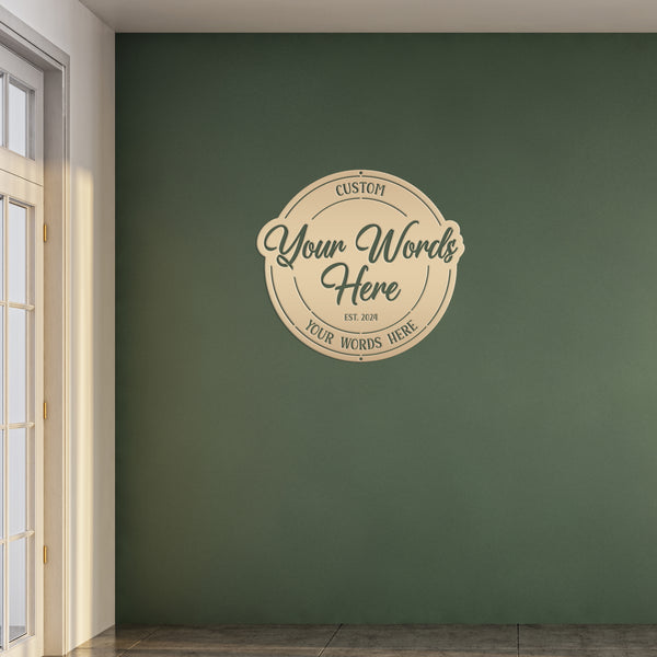 Personalized Patio Sign - Make it Your Own Wording - Business Sign - Wedding Gift - Anniversary Gift