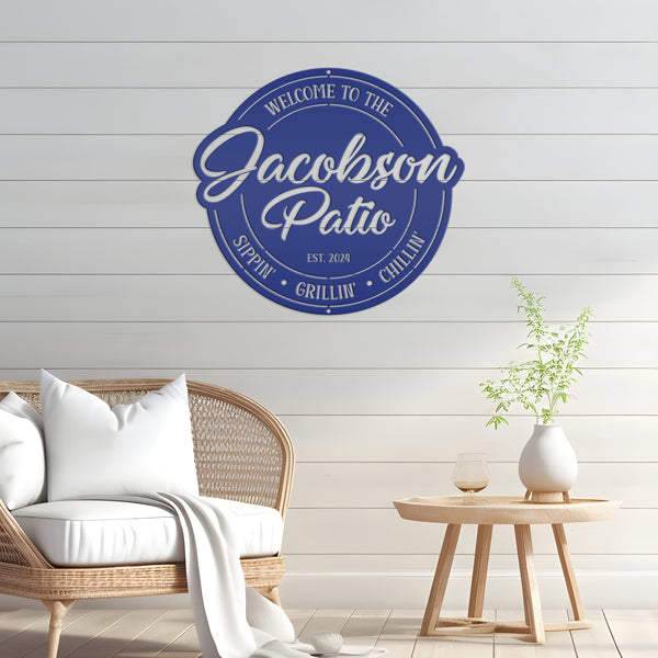 Personalized Patio Sign - Make it Your Own Wording - Business Sign - Wedding Gift - Anniversary Gift