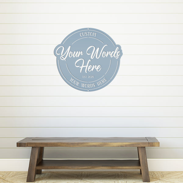 Personalized Patio Sign - Make it Your Own Wording - Business Sign - Wedding Gift - Anniversary Gift
