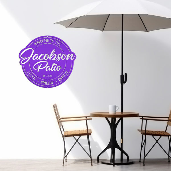 Personalized Patio Sign - Make it Your Own Wording - Business Sign - Wedding Gift - Anniversary Gift