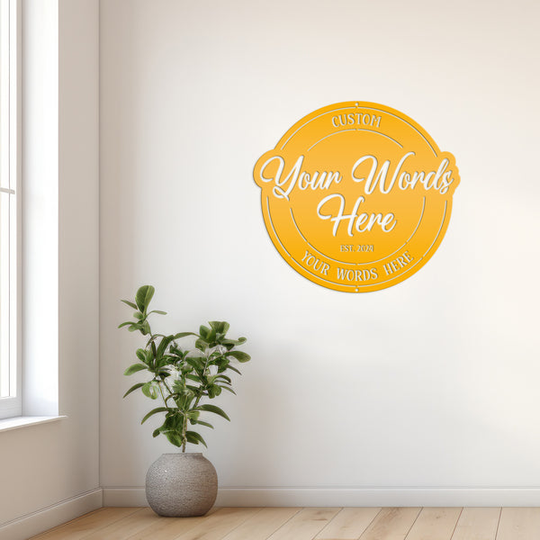 Personalized Patio Sign - Make it Your Own Wording - Business Sign - Wedding Gift - Anniversary Gift