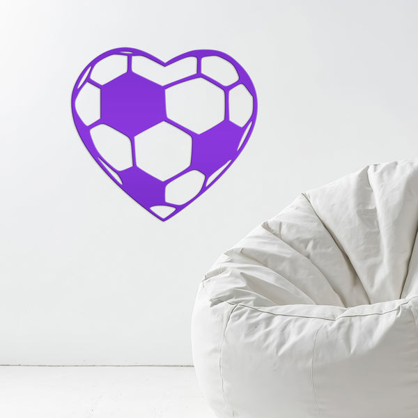 Soccer Metal Wall Sign, Soccer Wall Decor, Soccer Ball Decor, Soccer Gift, Soccer Girl Wall Decor, Soccer Lover, Soccer Present, Soccer Wall Art, Soccer Birthday Gift, Soccer Senior Gift