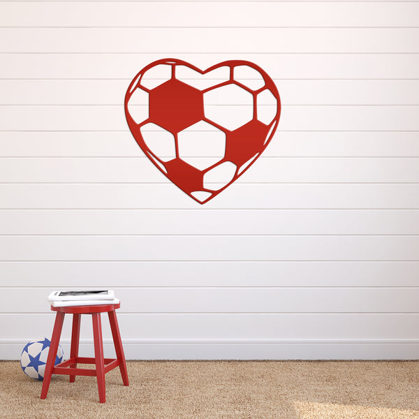 Soccer Metal Wall Sign, Soccer Wall Decor, Soccer Ball Decor, Soccer Gift, Soccer Girl Wall Decor, Soccer Lover, Soccer Present, Soccer Wall Art, Soccer Birthday Gift, Soccer Senior Gift