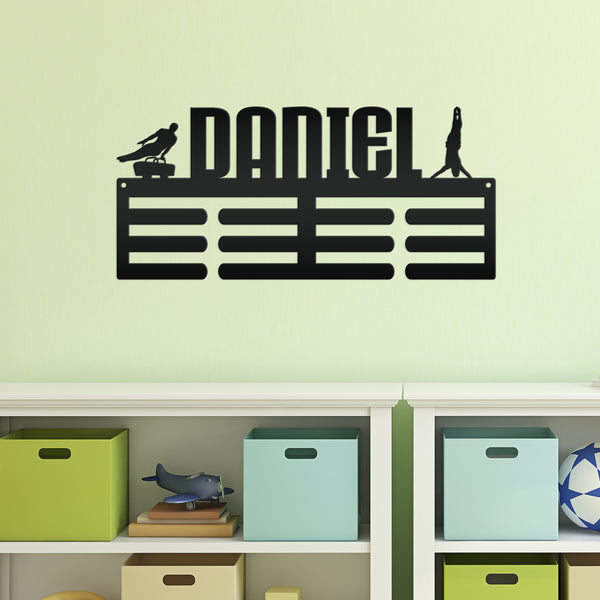 Personalized Gymnastics Medals Holder