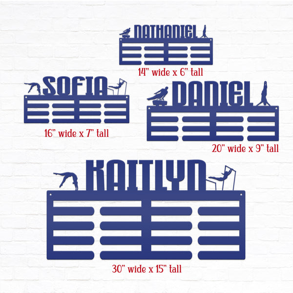 Personalized Gymnastics Medals Holder