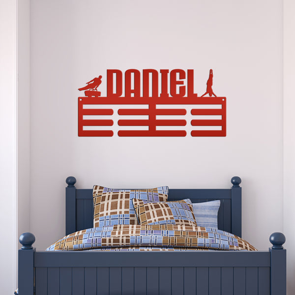 Personalized Gymnastics Medals Holder