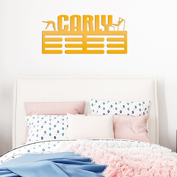 Personalized Gymnastics Medals Holder