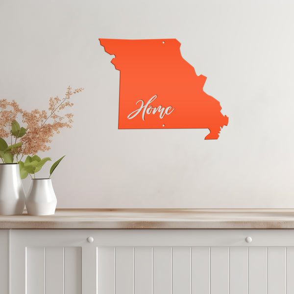 Personalized Metal Home State Sign-Your State Custom Sign