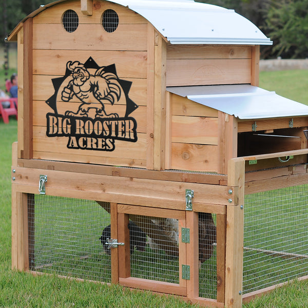 rooster house signs for chicken coop