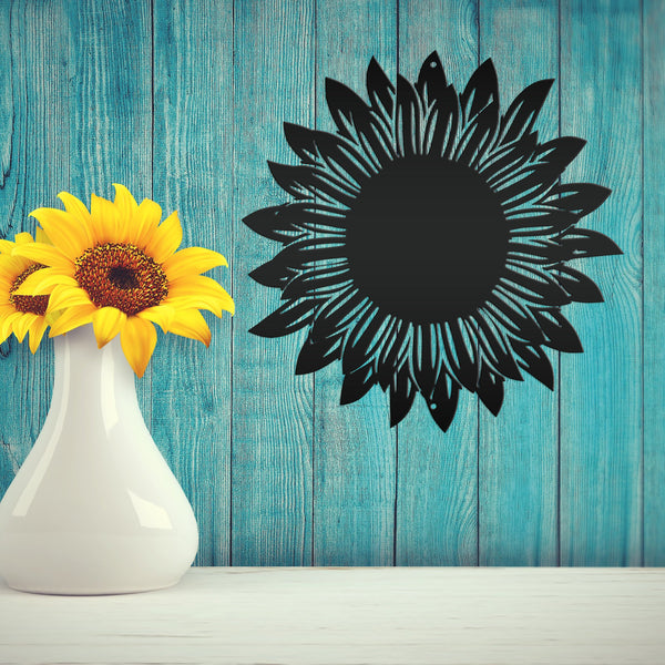 sunflower metal wall decor
