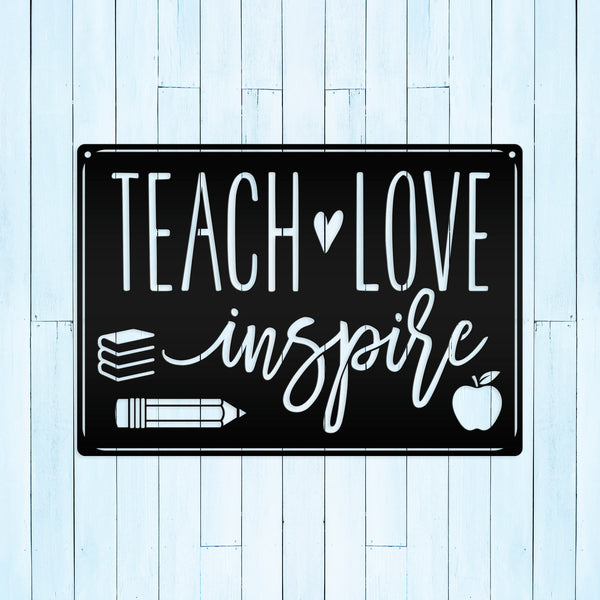 classroom teacher metal wall decor