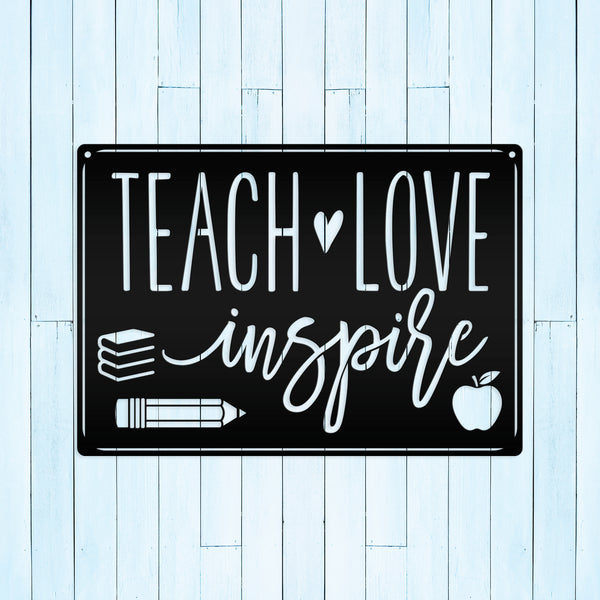 classroom teacher metal wall decor