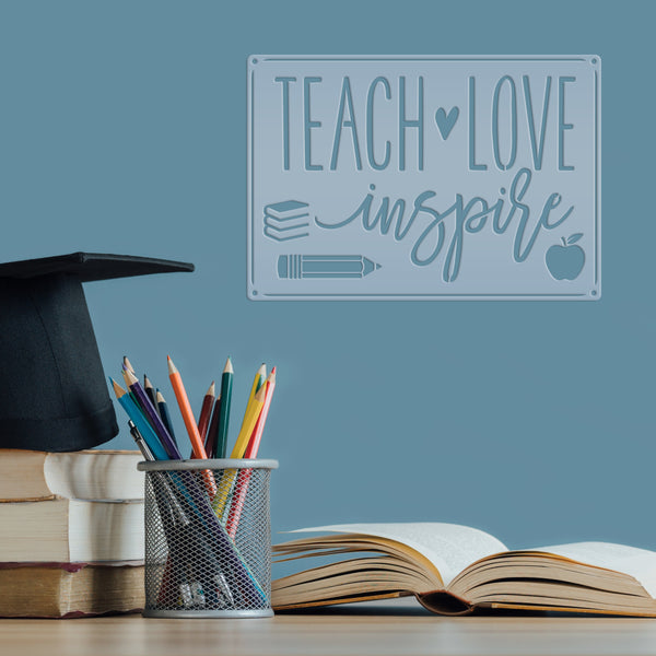 Sign for Teacher, Metal Classroom Sign , Gift for Teacher, Teachers Classroom Wall Decor & Wall Art, Teacher Decor for the Wall, Teachers Classroom Decorations