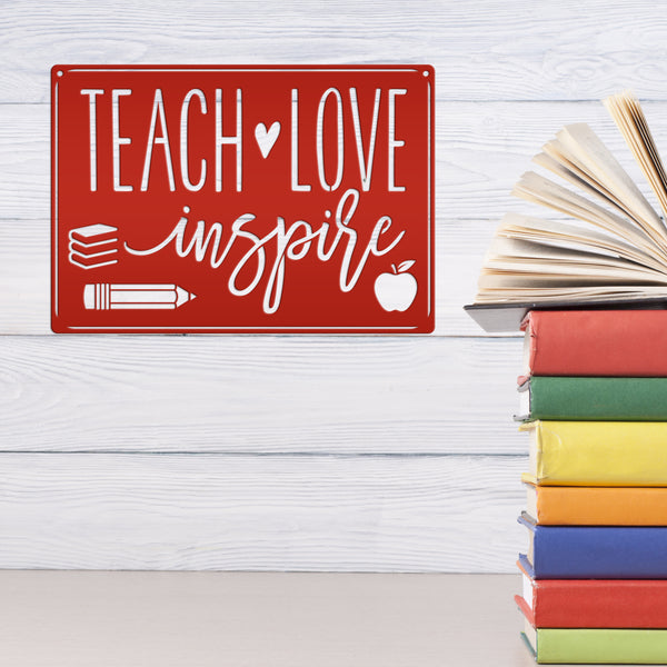 classroom teacher metal wall decor