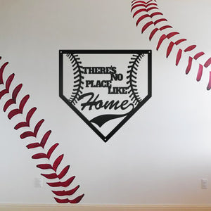 Baseball Home Plate Custom Metal Sign