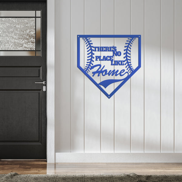 Baseball Home Plate Custom Metal Sign