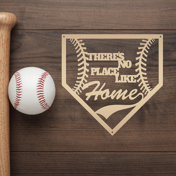 Baseball Home Plate Custom Metal Sign