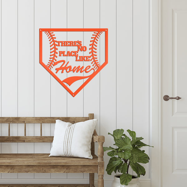 Baseball Home Plate Custom Metal Sign