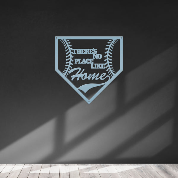 Baseball Home Plate Custom Metal Sign- Baseball Home Decor