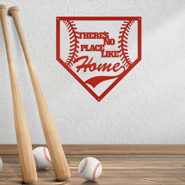 Baseball Home Plate Custom Metal Sign