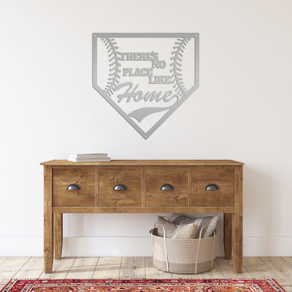 Baseball Home Plate Custom Metal Sign