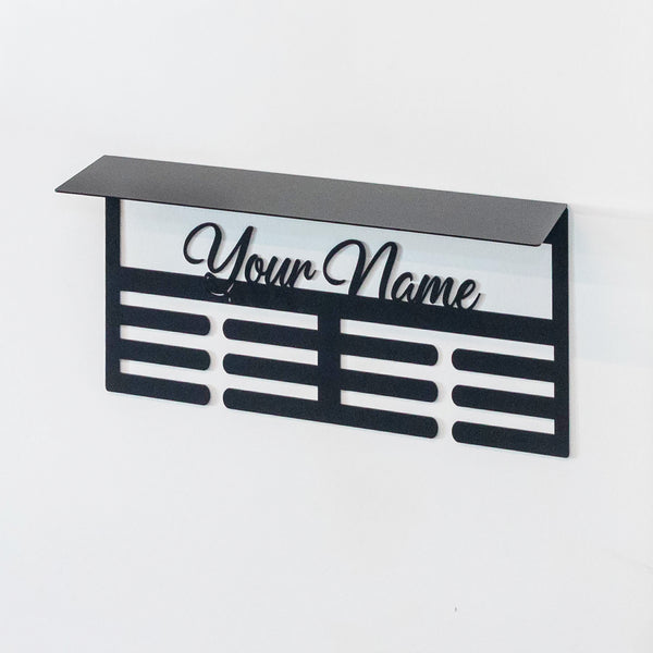 Personalized Medal Holder for Sports Enthusiasts - Metal Wall Organizer - Wall Display for Sports Awards - Athlete's Gift - Custom Kids Sign