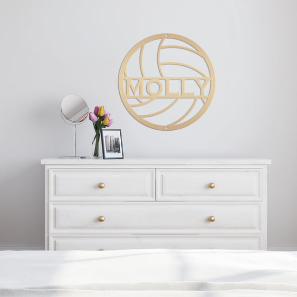 Personalized Volleyball Metal Sign-Senior Night Gift -Personalized Gift