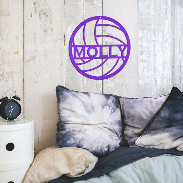 Personalized Volleyball Metal Sign-Senior Night Gift -Personalized Gift