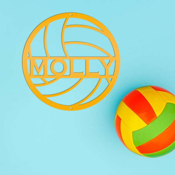 Personalized Volleyball Metal Sign-Senior Night Gift -Personalized Gift